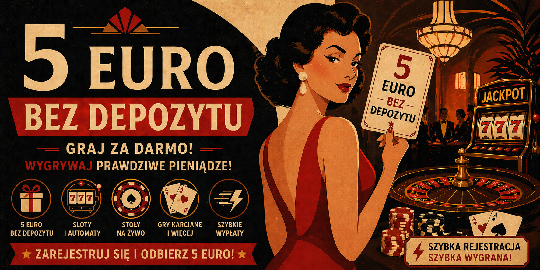5 euro bez depozytu