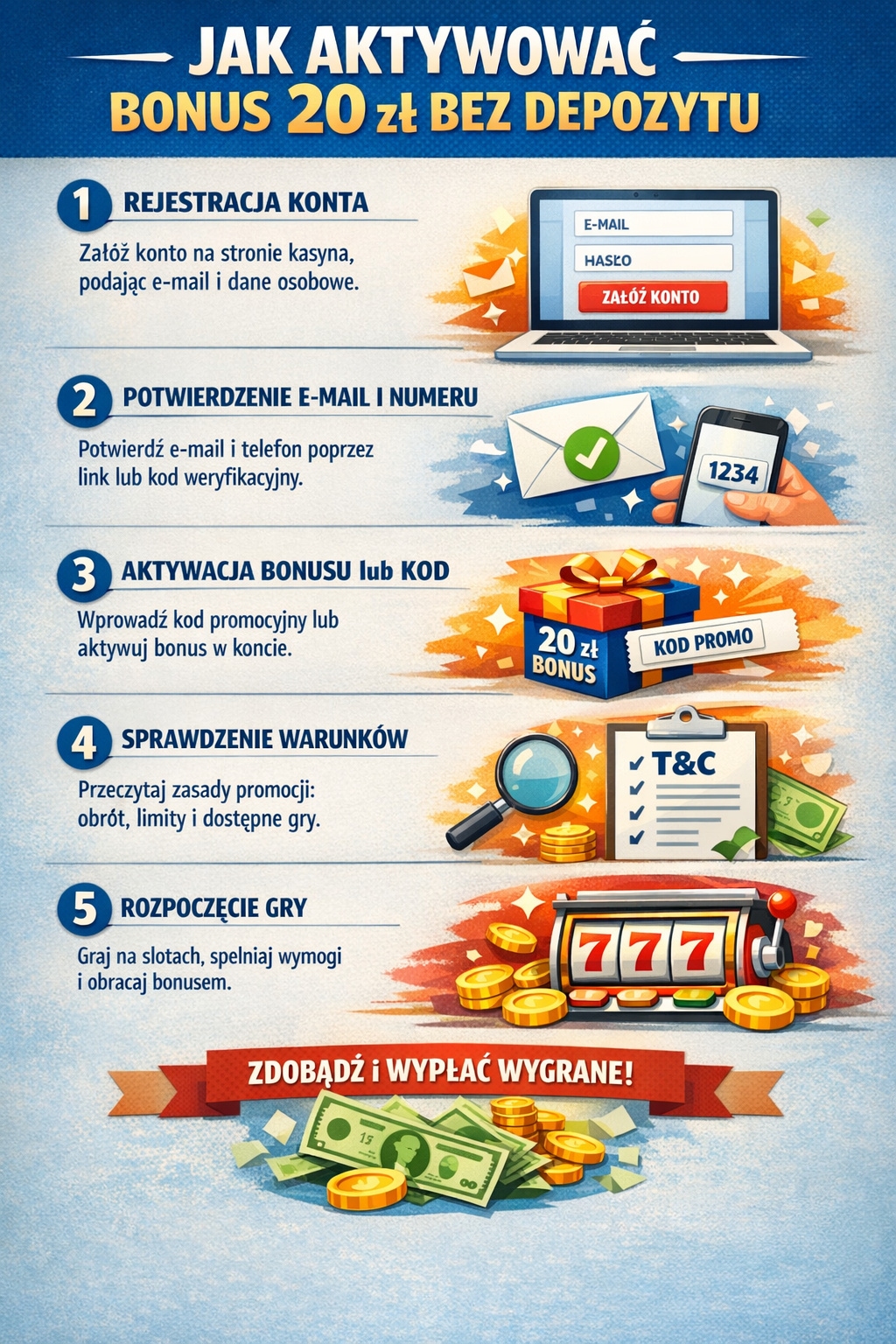 Jak aktywować bonus 20 zł