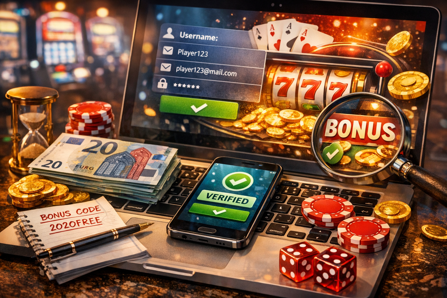 Odbierz bonus 20 euro bez depozytu bez typowych błędów