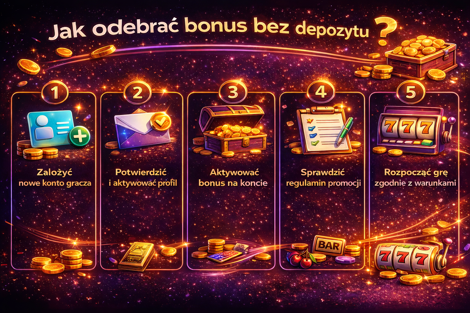 Ogrywanie 10 darmowych spinów bez depozytu